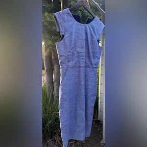 Stylish Blue Jcrew Denim Dress